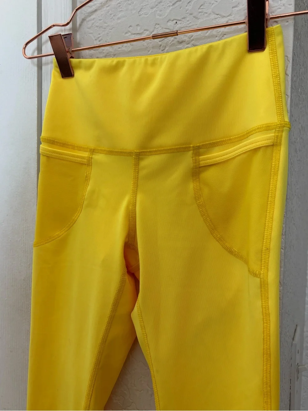 Tiger Friday ' Bright Yellow High-Waist Pocket Leggings